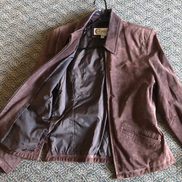 Vintage Brown Leather Jacket size M - Picture 3 of 5